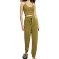 thumbnail image 1 of I.N.C Womens Long Casual Jogger Pants, Green, X-Large, 1 of 1