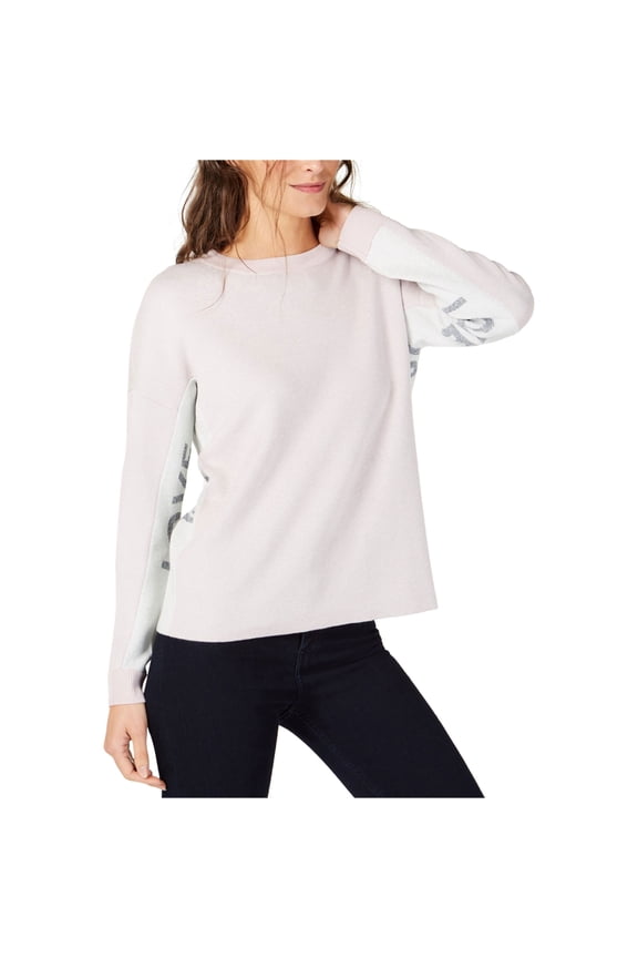 I.N.C Womens Love is All Pullover Sweater, Purple, XX-Large