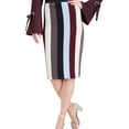 thumbnail image 1 of I-N-C Womens Lurex Pencil Skirt, Multicoloured, X-Small, 1 of 1