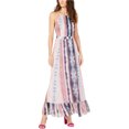 thumbnail image 1 of I.N.C Womens Ombre Halter Maxi Empire Dress, Multicoloured, 4, 1 of 1