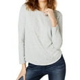 thumbnail image 1 of I.N.C Womens Pearl Sweatshirt, Grey, Large, 1 of 1