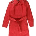 thumbnail image 1 of I.N.C Womens Ponte Military Jacket, Red, Medium, 1 of 2