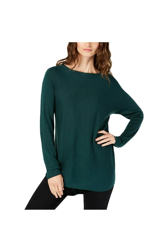 Womens Shirttail Knit Sweater
