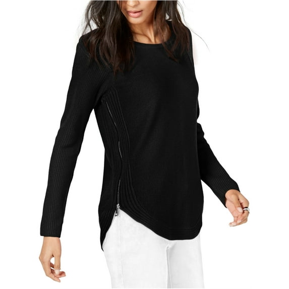 I-N-C Womens Side Zip Pullover Sweater