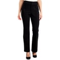 thumbnail image 1 of I.N.C Womens Solid Casual Trouser Pants, Black, 12, 1 of 2