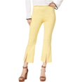thumbnail image 1 of I.N.C Womens Split Hem Casual Trouser Pants, Yellow, 12, 1 of 1
