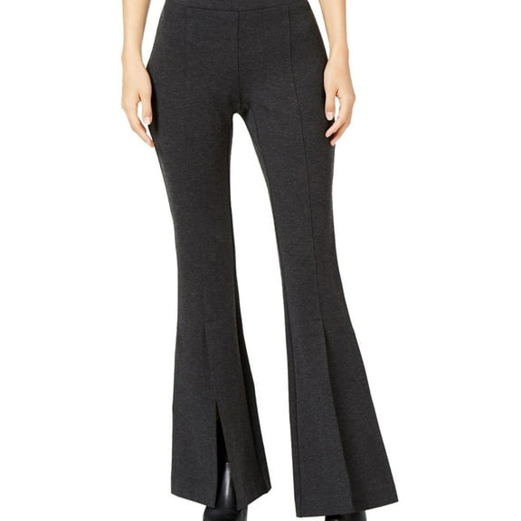 I.N.C Womens Split-Leg Casual Trouser Pants, Grey, 12