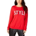 thumbnail image 1 of I.N.C Womens Style Sweatshirt, Red, Medium, 1 of 1