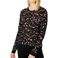 thumbnail image 1 of I.N.C Womens Textured Pullover Sweater, Black, X-Small, 1 of 1
