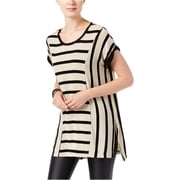 I-N-C Womens Tunic Basic T-Shirt