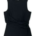 thumbnail image 1 of I.N.C Womens Twist-Front Tank Top, Black, X-Small, 1 of 1