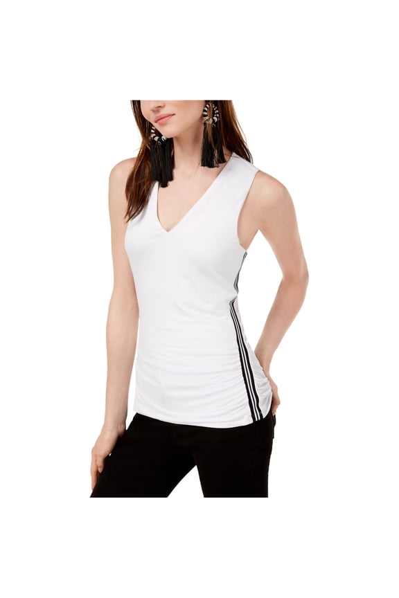 Womens Varsity-Stripe Tank Top