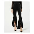 thumbnail image 1 of I.N.C Womens Velvet Casual Trouser Pants, Black, 10, 1 of 4