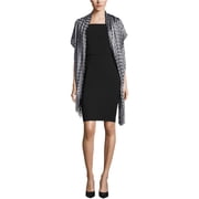 I-N-C Womens Zigzag Wrap, Metallic, One Size