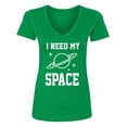 thumbnail image 1 of I NEED MY SPACE Womens V-Neck T-Shirt, 1 of 2