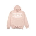 thumbnail image 1 of I Nap Periodically, Funny Hoodies, Gift For Science Teacher, Science Teacher, Periodic Table, Humor, Sayings, Fashion, Hoodies, Gift For Him, Peach (White Text), LARGE, 1 of 1