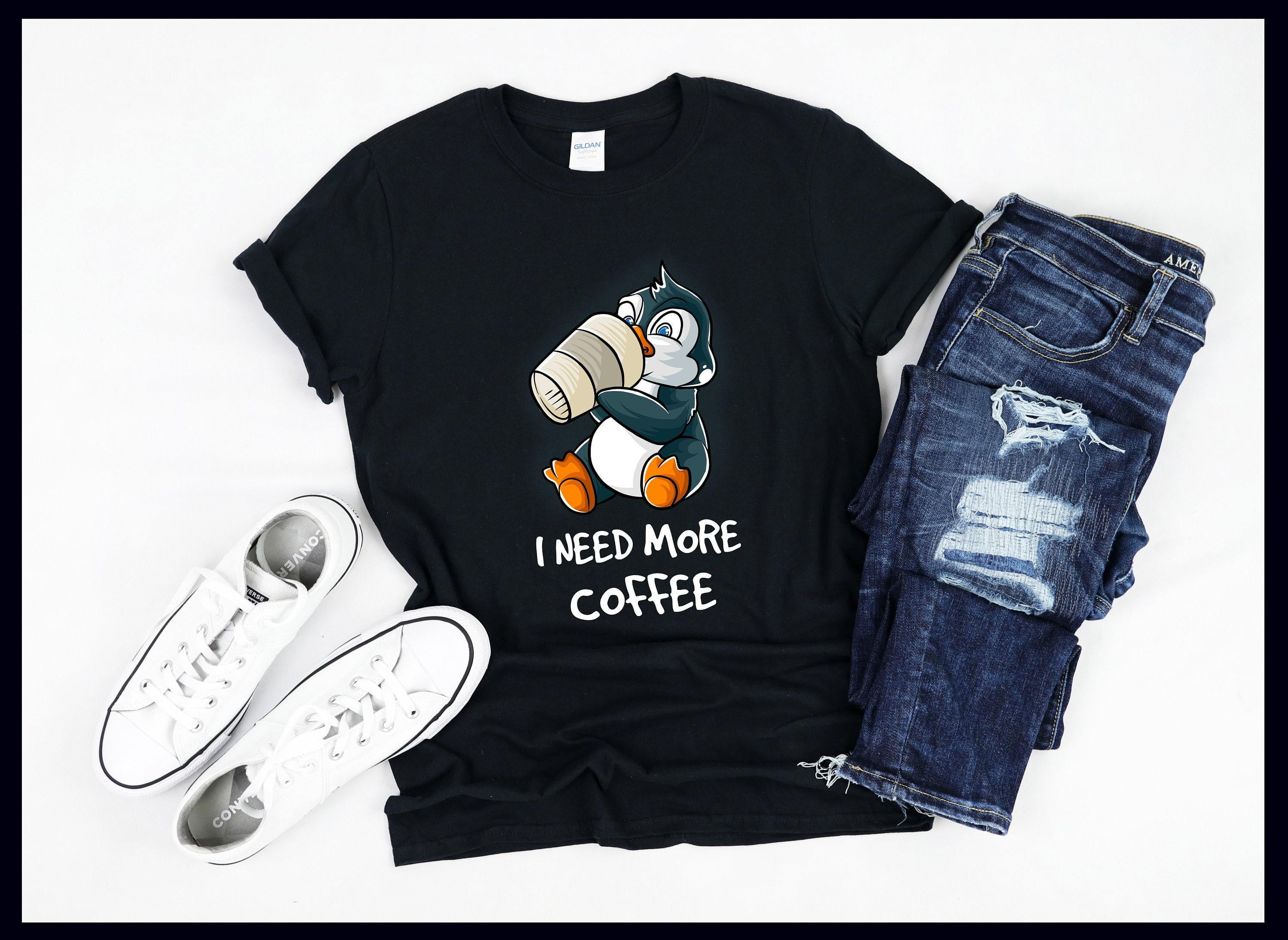 I Need More Coffee In My Coffee Mug | Funny Penguin | Arctic Penguins