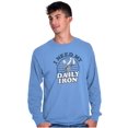 thumbnail image 1 of I Need My Daily Iron Golfer Golf Joke Long Sleeve TShirt Men Women Brisco Brands 2X, 1 of 6