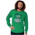 thumbnail image 1 of I Need My Daily Iron Golfer Golf Joke Long Sleeve TShirt Men Women Brisco Brands X, 1 of 6