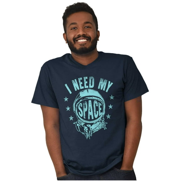 I Need My Space Star Astronaut Men's Graphic T Shirt Tees Brisco Brands L