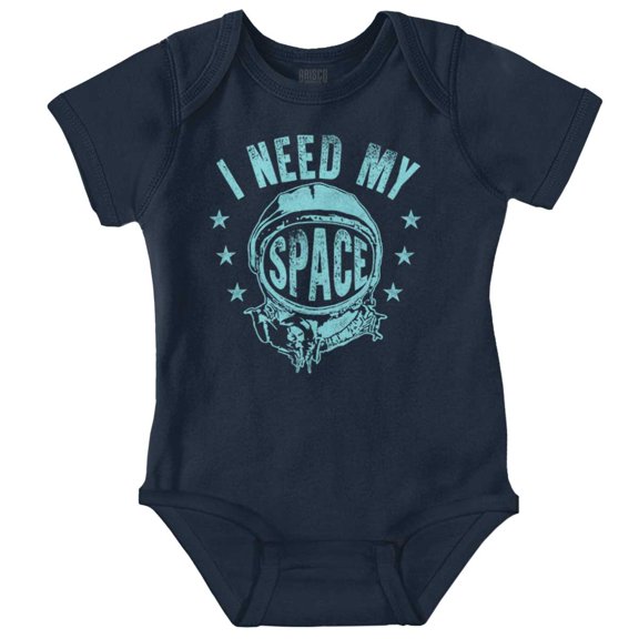 I Need My Space Star Astronaut Romper Boys or Girls Infant Baby Brisco Brands NB