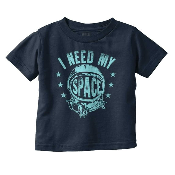 I Need My Space Star Astronaut Toddler Boy Girl T Shirt Infant Toddler Brisco Brands 12M