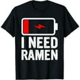 thumbnail image 1 of I Need Ramen - Japan Anime Funny Noodle Love Ramen T-Shirt, 1 of 4