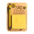 thumbnail image 1 of "I Need To Remember" Wooden Sticky Notes Holder, Funny Desktop Organizer for 3x3 Notes & Pens, To-Do List Reminder for Office Desk, Home Organization, Gift for Friends & Coworkers, 1 of 8