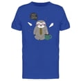 thumbnail image 1 of I Need Some Coffee Sloth Graphic Tee Men's -Image by Shutterstock, 1 of 2