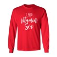thumbnail image 1 of I Need Vitamin Sea Adult Long Sleeve T-shirt, 1 of 2