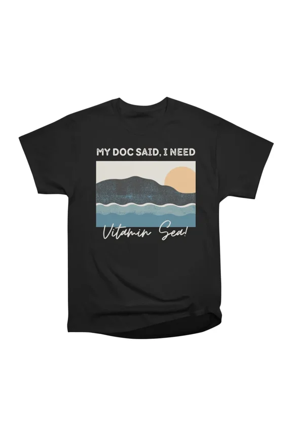 I Need Vitamin Sea In Summer Vacation At Seabeach T-Shirt Tee Gift For Him Merch For Her A
