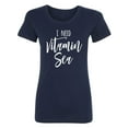 thumbnail image 1 of I Need Vitamin Sea Womens crewneck tee, 1 of 2