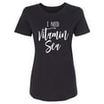 thumbnail image 1 of I Need Vitamin Sea Womens crewneck tee, 1 of 2