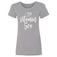 thumbnail image 1 of I Need Vitamin Sea Womens crewneck tee, 1 of 2