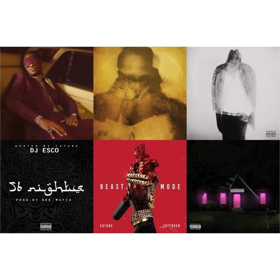 I Never Liked You & Future (X) (2LP) & Hndrxx (X) (2LP) & 56 Nights & Beast Mode (X) & Mixtape Pluto (X)