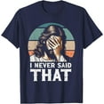 thumbnail image 1 of I Never Said That Jesus Meme Funny Christian God Religious Unisex T-Shirt for Men Women Kids,Navy Color,Size L, 1 of 5