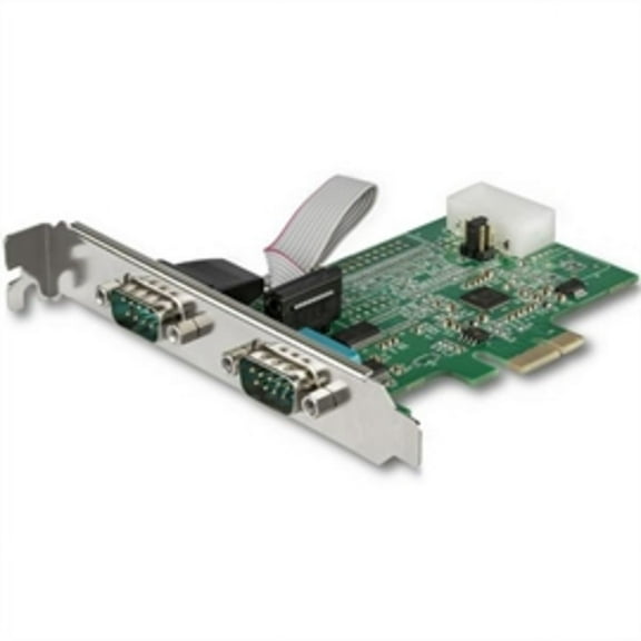 I/O Cards PEX2S953LP 2Port RS232 Serial Adapter Card with 16950 UART