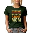 thumbnail image 1 of I Once Protected Him, Now He Protects Me, Proud Army Mom, Supportive Mother Quote, Military Green T-Shirt, XL, 1 of 5