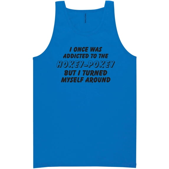 I Once Was Addicted. .Hokey-Pokey Neon Tank Top