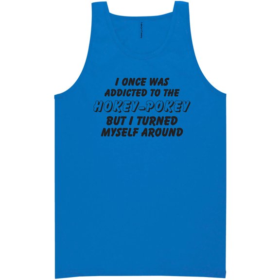 I Once Was Addicted. .Hokey-Pokey Neon Tank Top