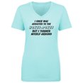 thumbnail image 1 of I Once Was Addicted. .Hokey-Pokey Womens V-Neck T-Shirt, 1 of 3