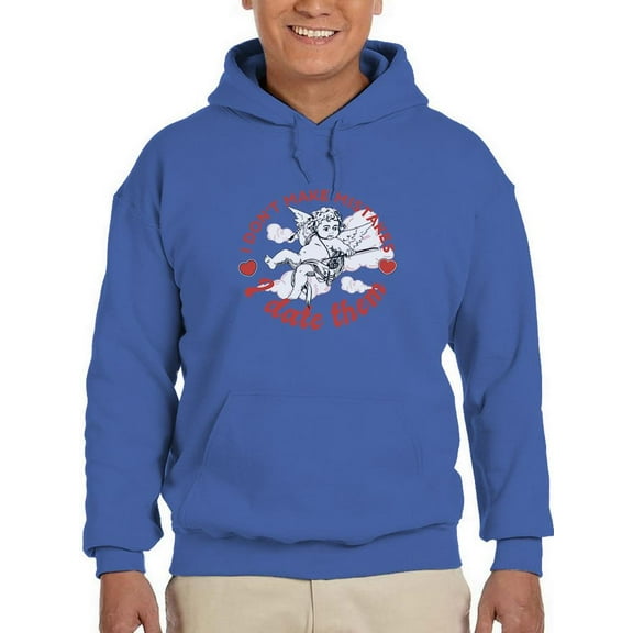 I Only Date Mistakes Hoodie Men -Smartprints Designs, Male 4X-Large