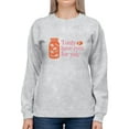 thumbnail image 1 of I Only Have Eyes For You Sweatshirt Women -Smartprints Designs, Female XX-Large, 1 of 4