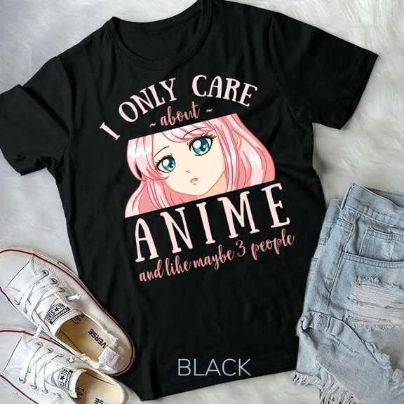 I Only Like 3 People Anime Japanese Manga Series Gift Idea Unisex Form T-shirt