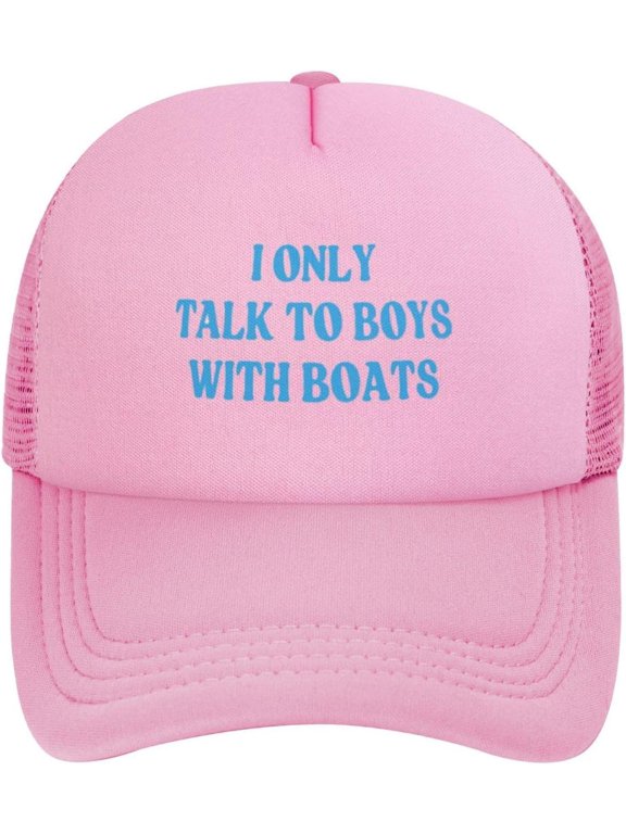 I Only Talk to Boys Baseball Cap Funny Caps for Men Sport Hats Breathable Hat