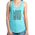 thumbnail image 1 of I Only Workout Racerback Tank, 1 of 3