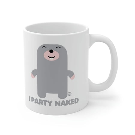 I PARTY NAKED MOLE COFFEE MUG