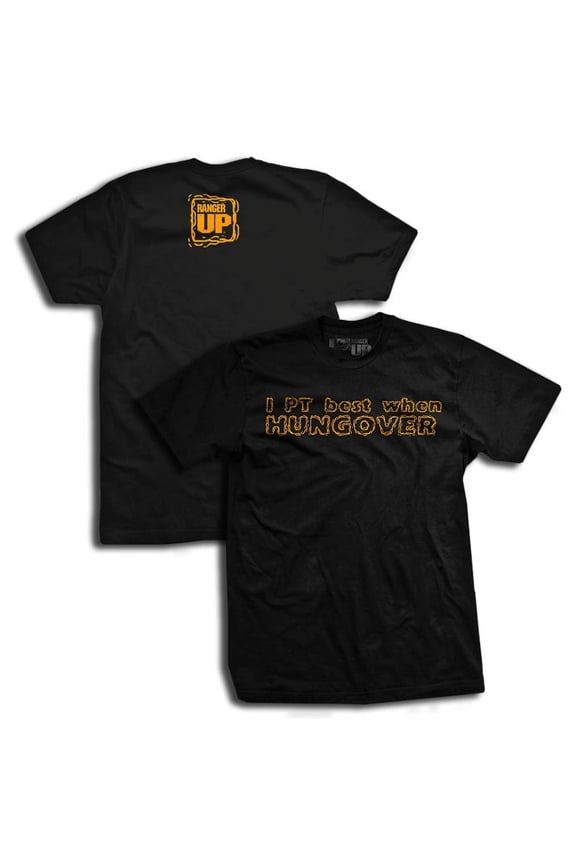 I PT Best When Hungover T-Shirt - Black