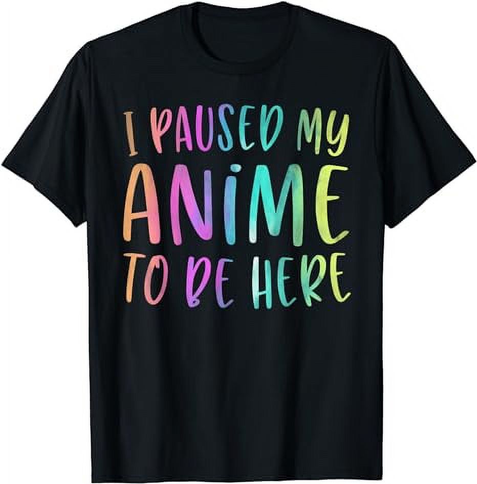 Pyjama Fille 'I Paused My Anime To Be Here' - Coton Doux, Haut Manches Longues, Pantalon élastique, Tailles 9-16 Ans
