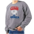 thumbnail image 1 of I Paused My Game For America Joke Sweatshirt for Men or Women Brisco Brands S, 1 of 6